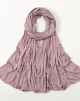 SH006 New Solid Color Mercerized Cotton Jersey Turban & Best Selling Solid Color Soft Scarf 60CM*170CM