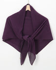 SH005  Best-Selling New Chiffon Crumpled Super Square Scarf, Solid Color Fashion Pleated Shawl Multi-Purpose Gauze Scarf