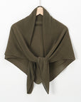 SH005  Best-Selling New Chiffon Crumpled Super Square Scarf, Solid Color Fashion Pleated Shawl Multi-Purpose Gauze Scarf