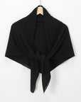 SH005  Best-Selling New Chiffon Crumpled Super Square Scarf, Solid Color Fashion Pleated Shawl Multi-Purpose Gauze Scarf