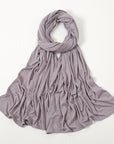 SH006 New Solid Color Mercerized Cotton Jersey Turban & Best Selling Solid Color Soft Scarf 60CM*170CM