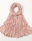 SH006 New Solid Color Mercerized Cotton Jersey Turban & Best Selling Solid Color Soft Scarf 60CM*170CM