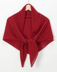 SH005  Best-Selling New Chiffon Crumpled Super Square Scarf, Solid Color Fashion Pleated Shawl Multi-Purpose Gauze Scarf