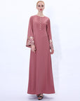 SA007 Multicoloured Folwer  Embroidery Aabaya