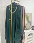 SA010 Batwing Armani Stain Diamond Tassels Elegance Abaya