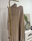 SA010 Batwing Armani Stain Diamond Tassels Elegance Abaya