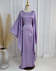 SA011 Batwing Loose Elegant Abaya With Inbelt