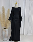 SA011 Batwing Loose Elegant Abaya With Inbelt