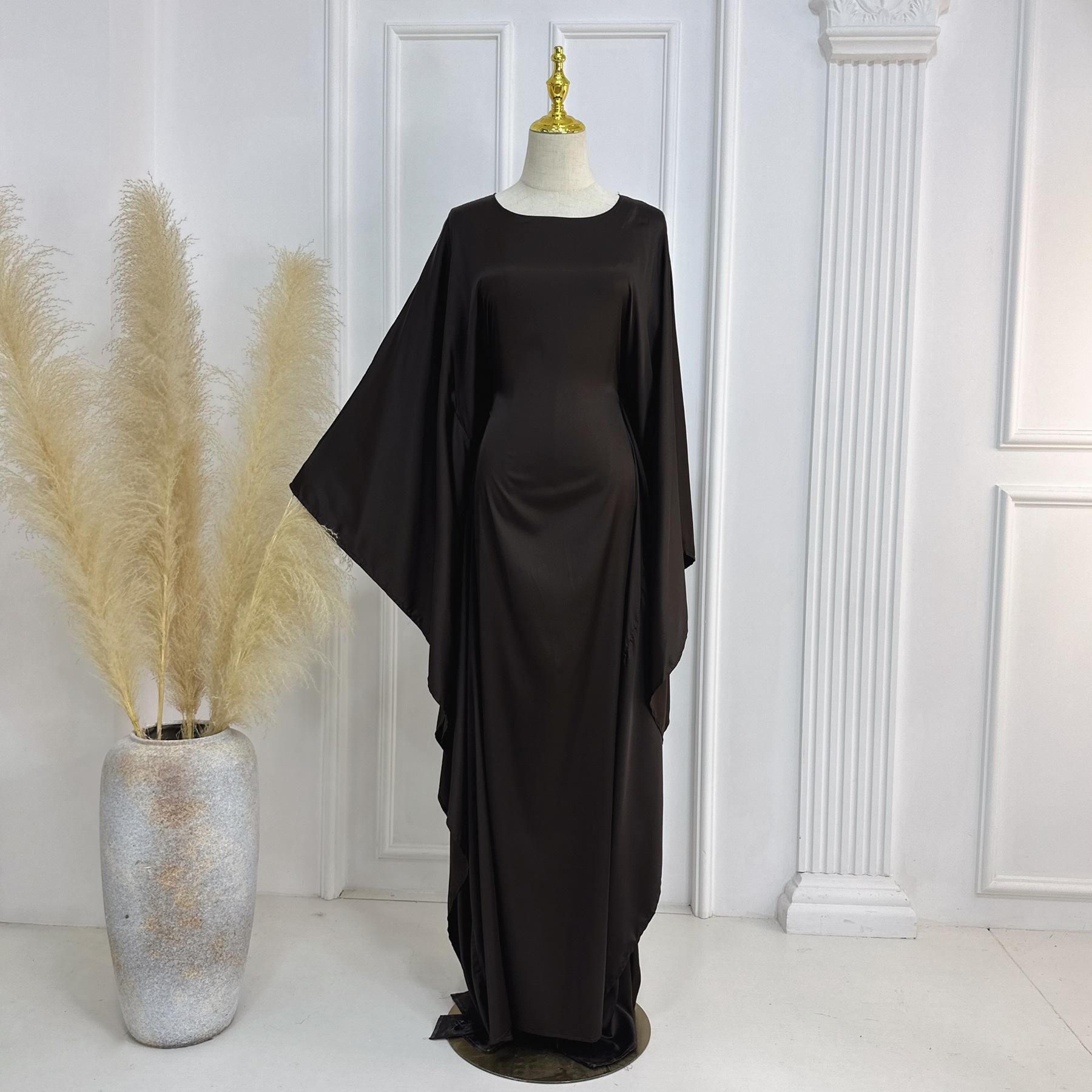 SA011 Batwing Loose Elegant Abaya With Inbelt