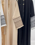 SOA003 Embroidery Tassels Keffiyeh Crape Abaya (Adult)